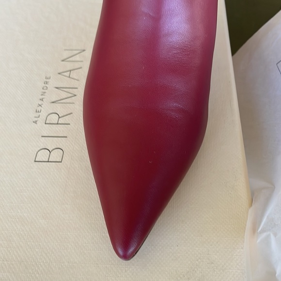 BRAND NEW Alexandre Birman Red Kittie Bootie - Picture 12 of 15